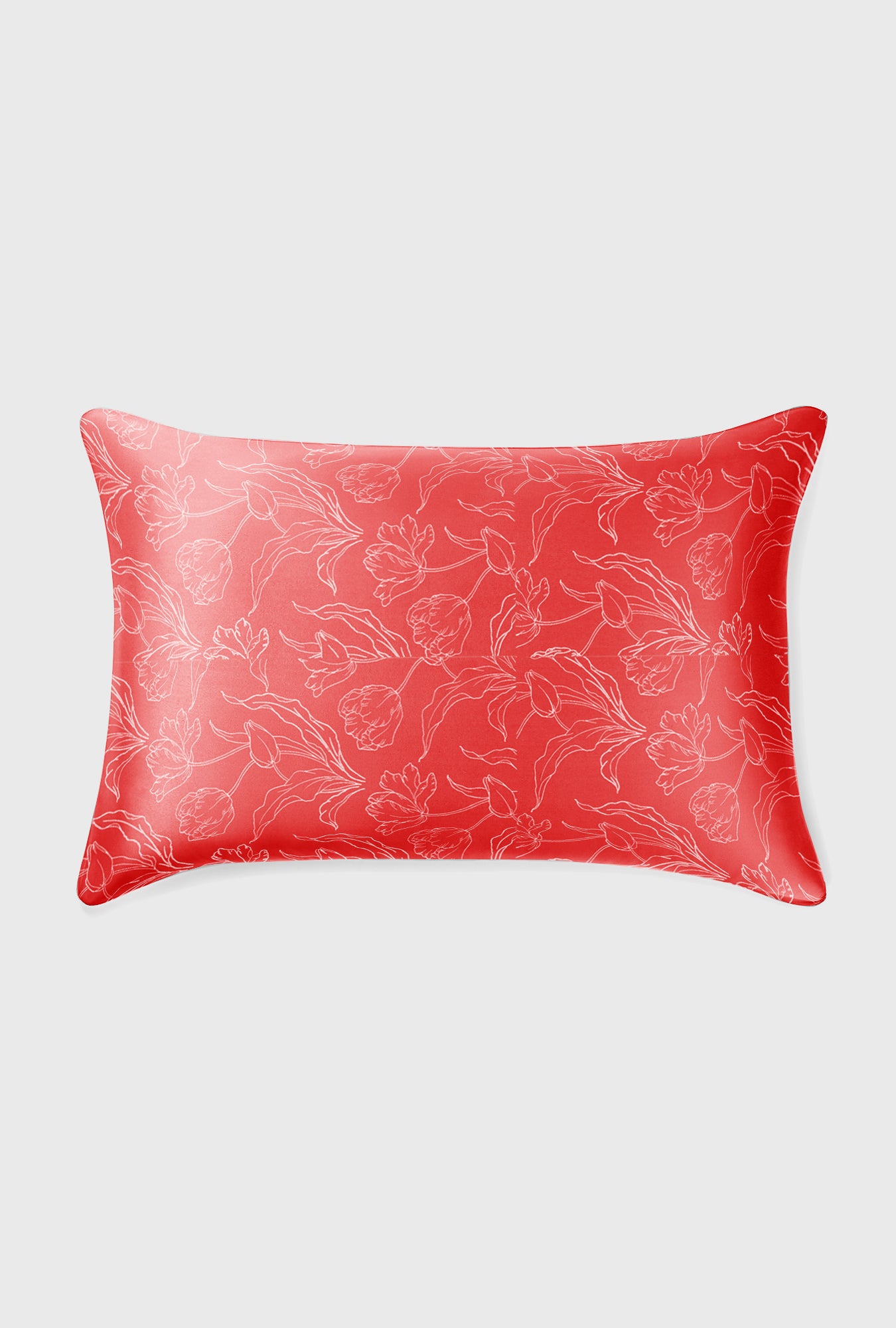 PILLOWCASE RED TULIPS