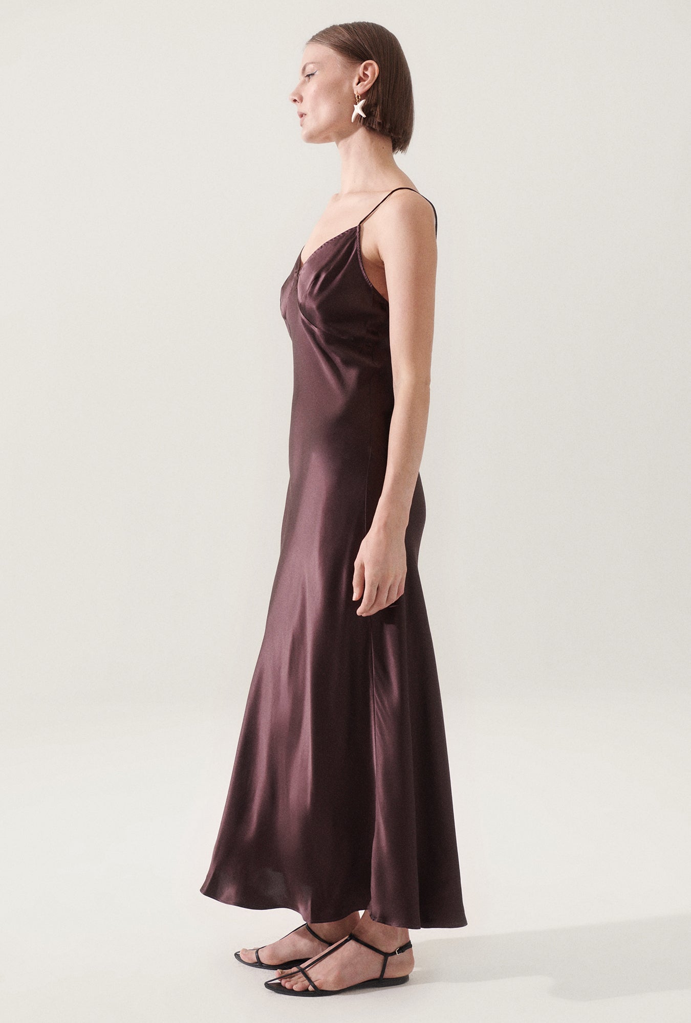 Deco Rouleau Dress Cacao