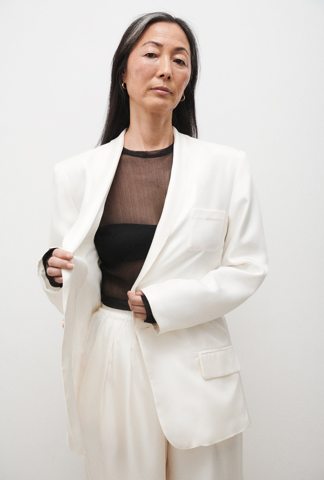 Twill Miami Blazer White