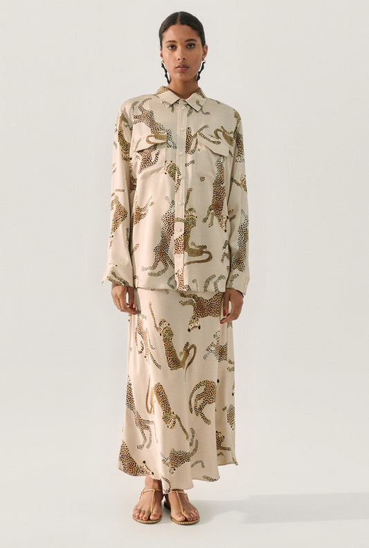 Boyfriend Shirt Jaguars Hazelnut