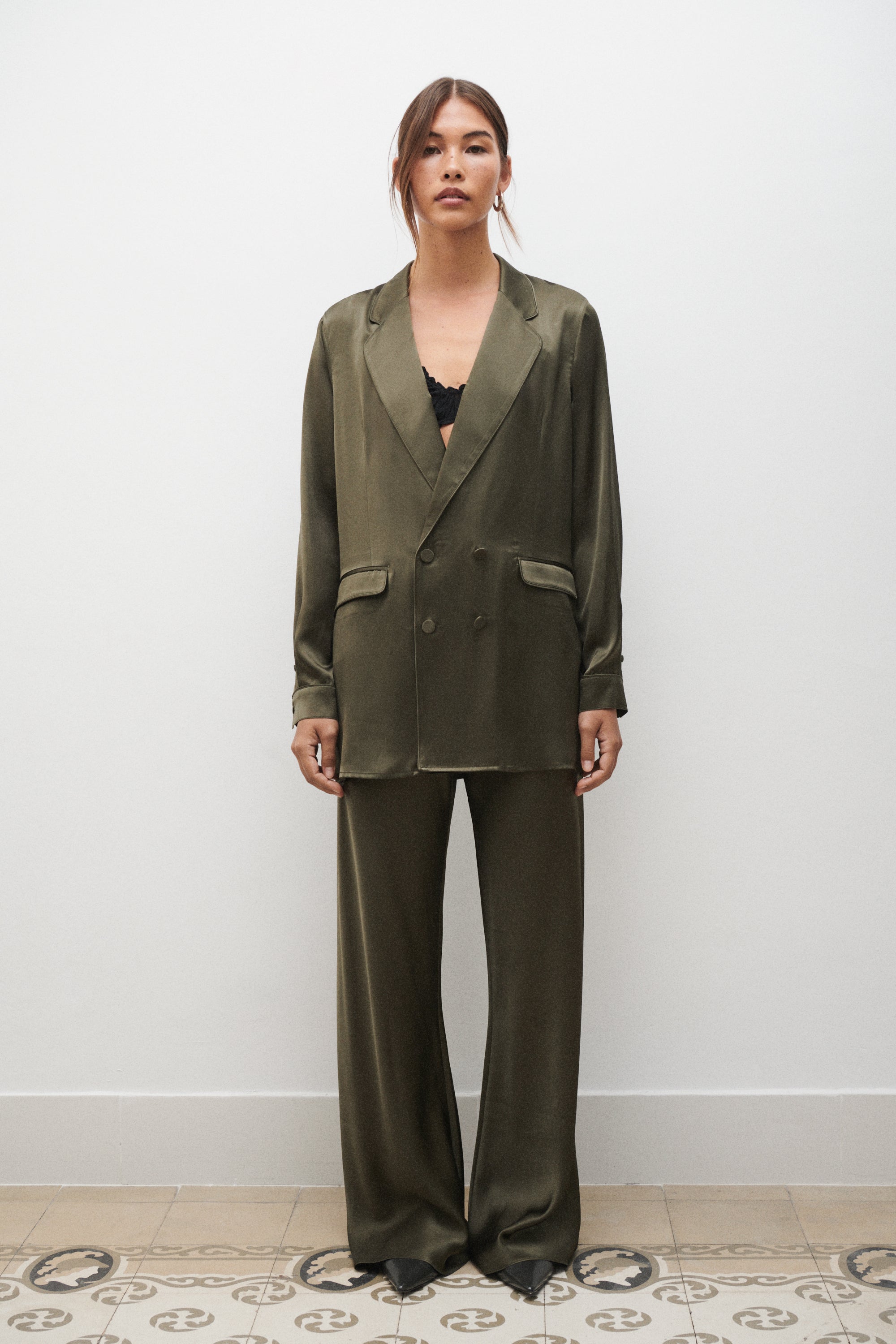 Relaxed Blazer Pine
