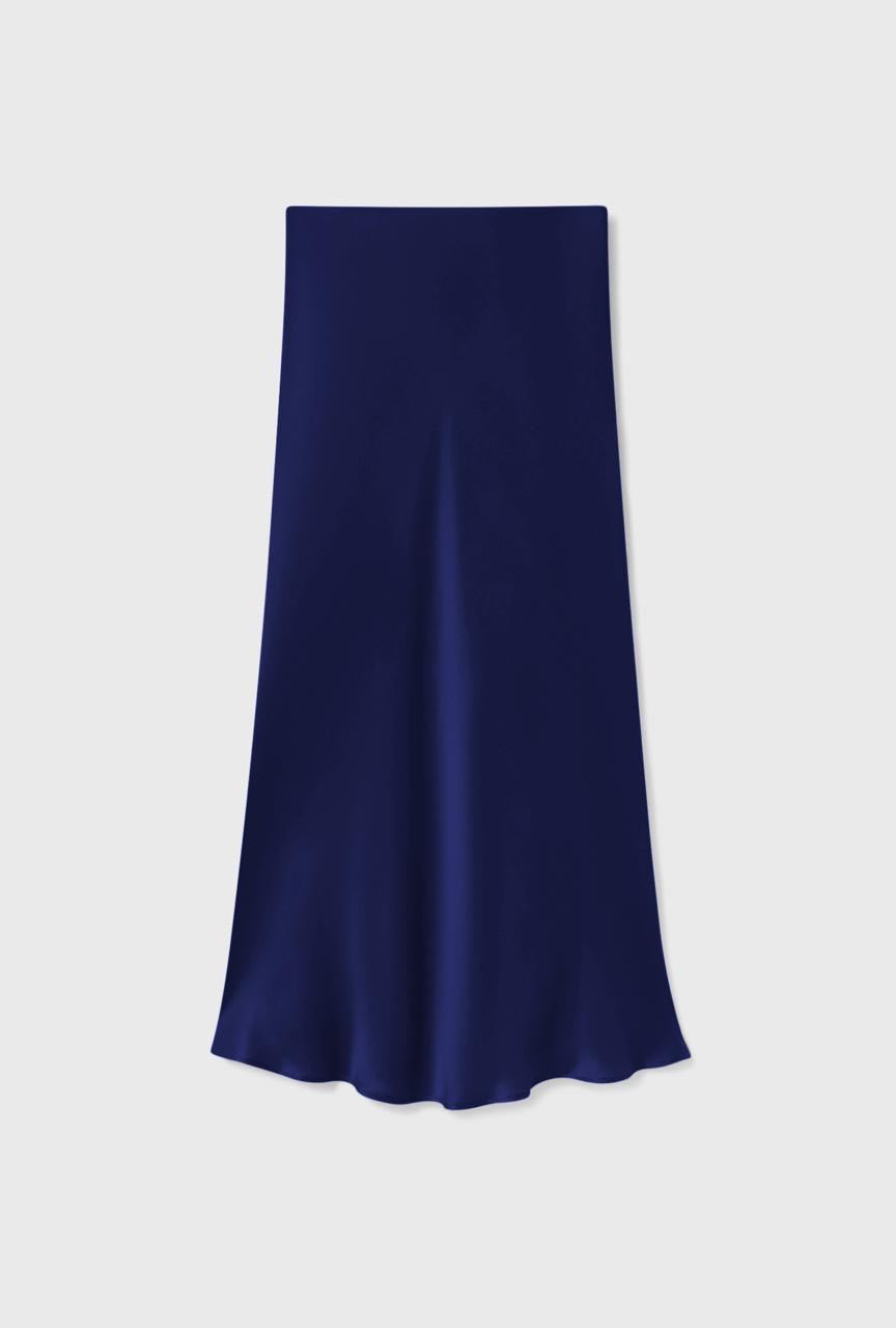 Long Bias Cut Skirt Purple Rain