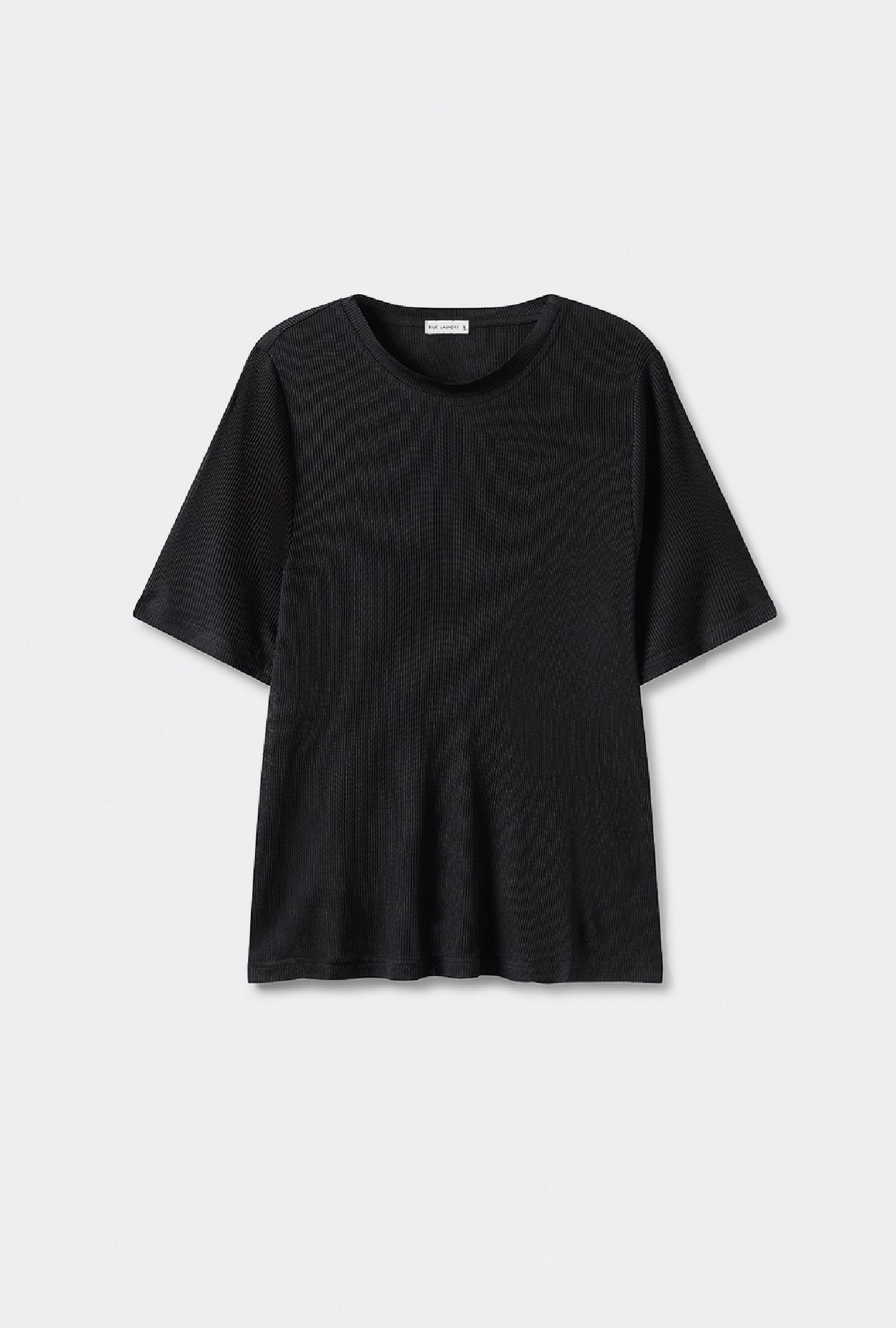 Ribbed T-Shirt Black