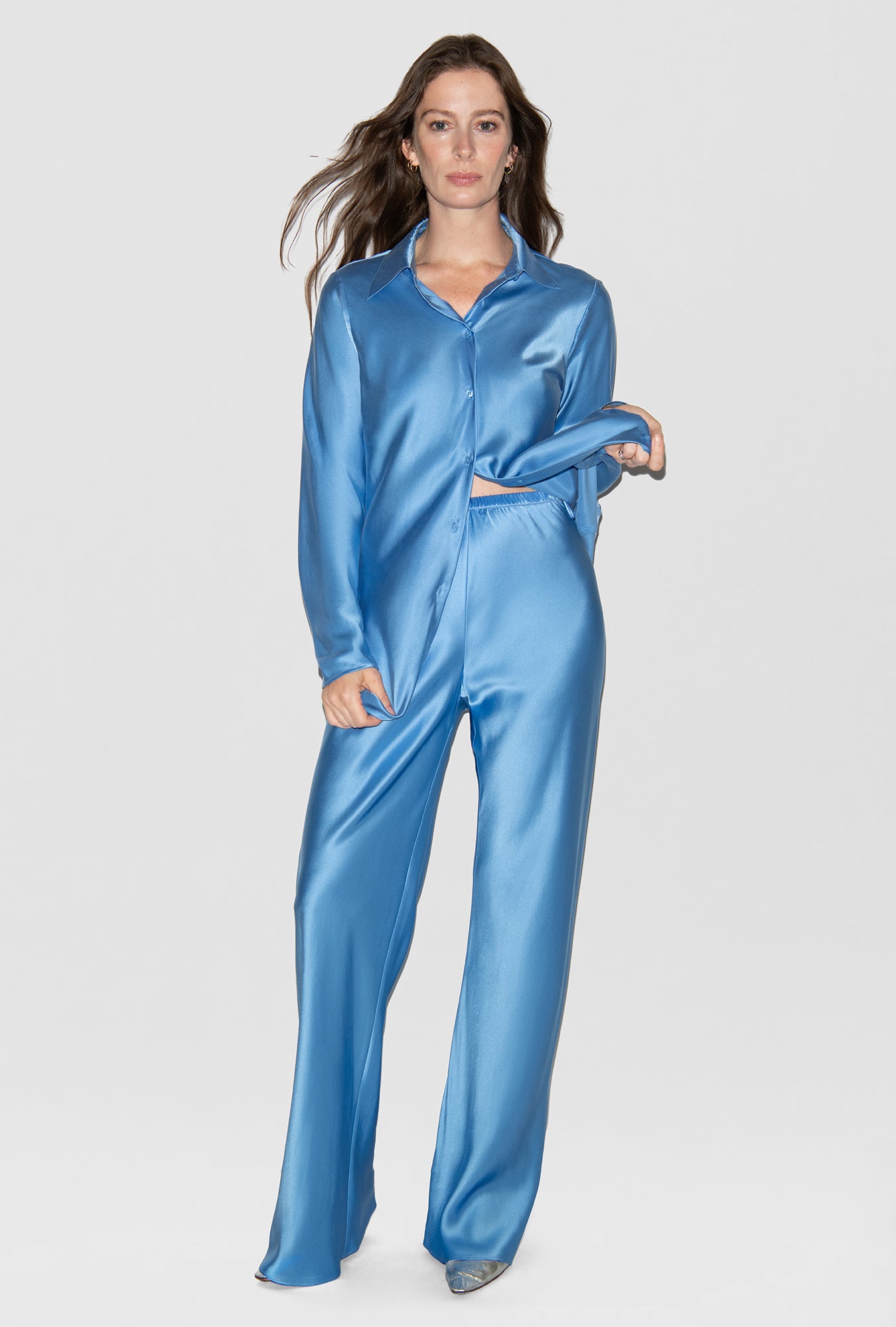 Bias Cut Pants Mirage