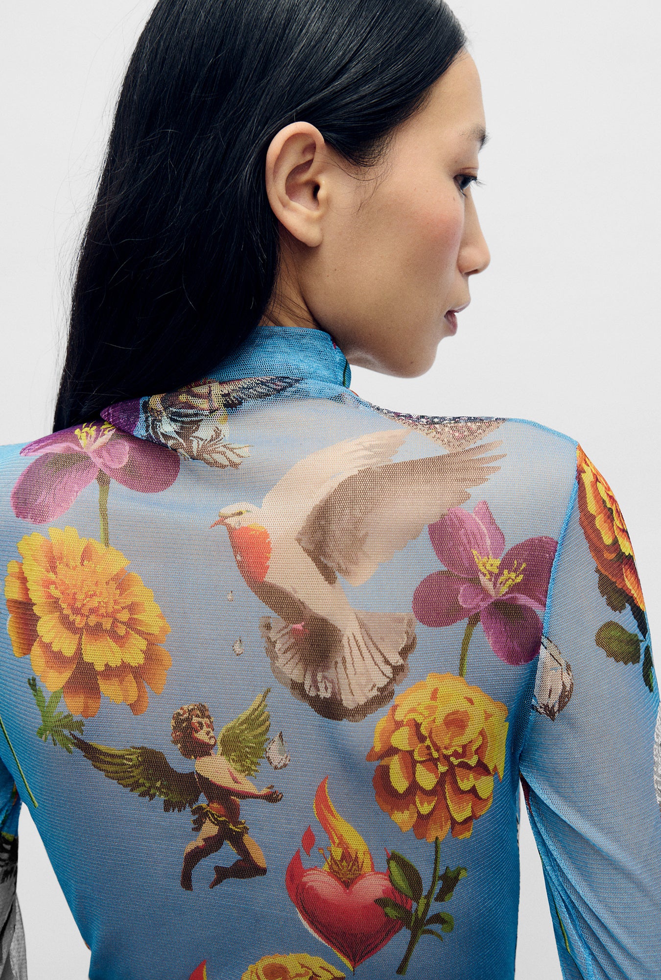 Mesh Turtleneck Dearly Beloved Mirage