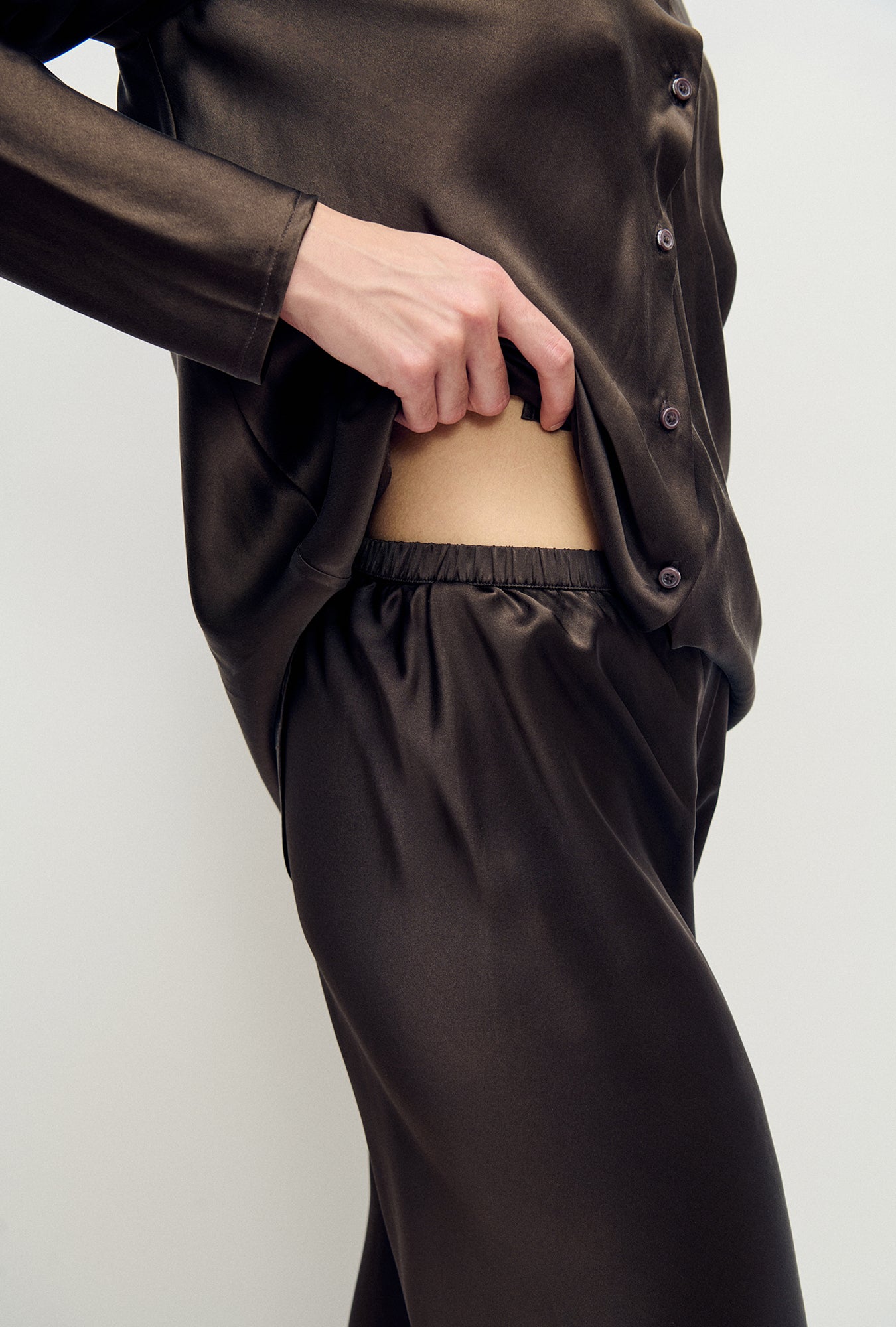 Bias Cut Pants Mantis