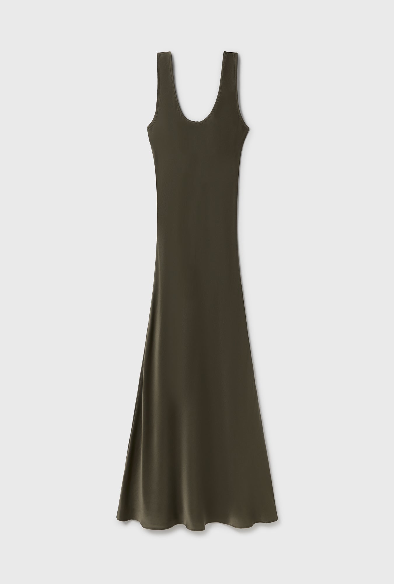 Scoop Neck Dress Pine