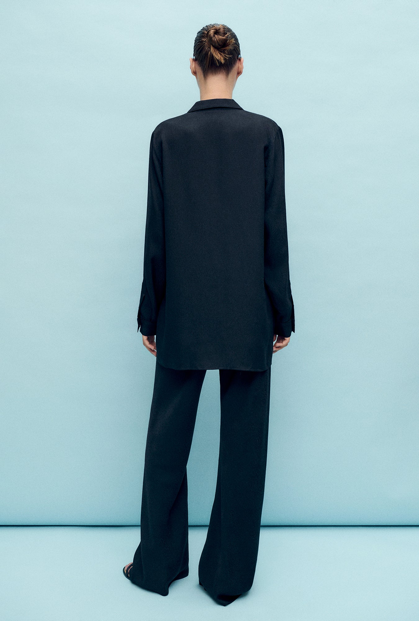 Relaxed Blazer Coral Jacquard