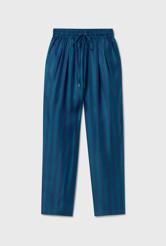 Twill Slouch Pants Blue Depths