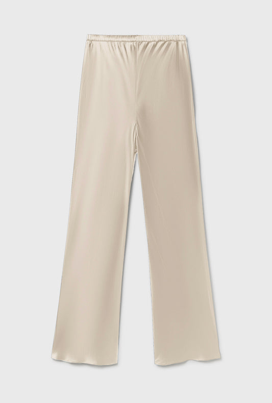 Bias Cut Pants Hazelnut