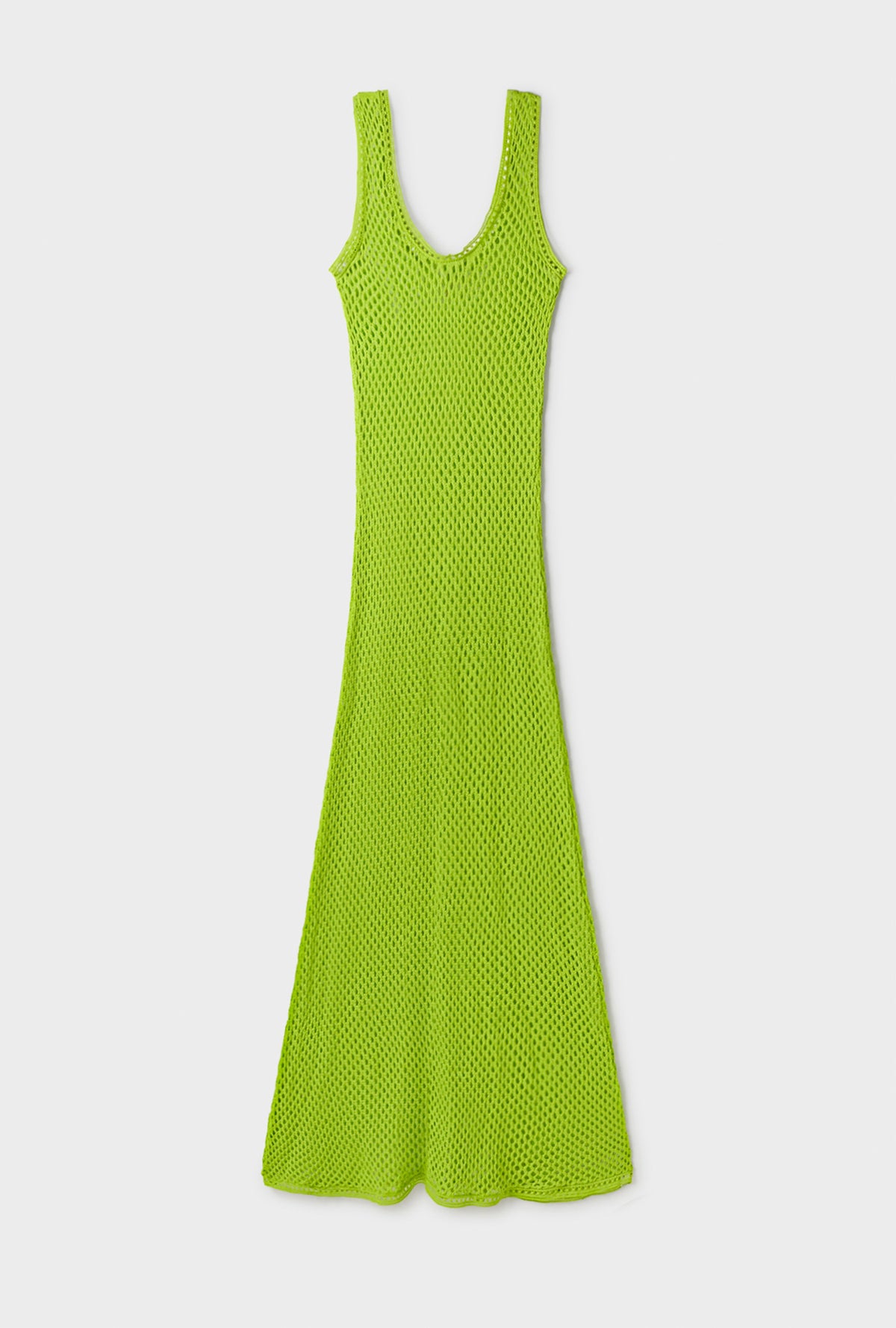 Crochet Scoop Neck Dress Fern