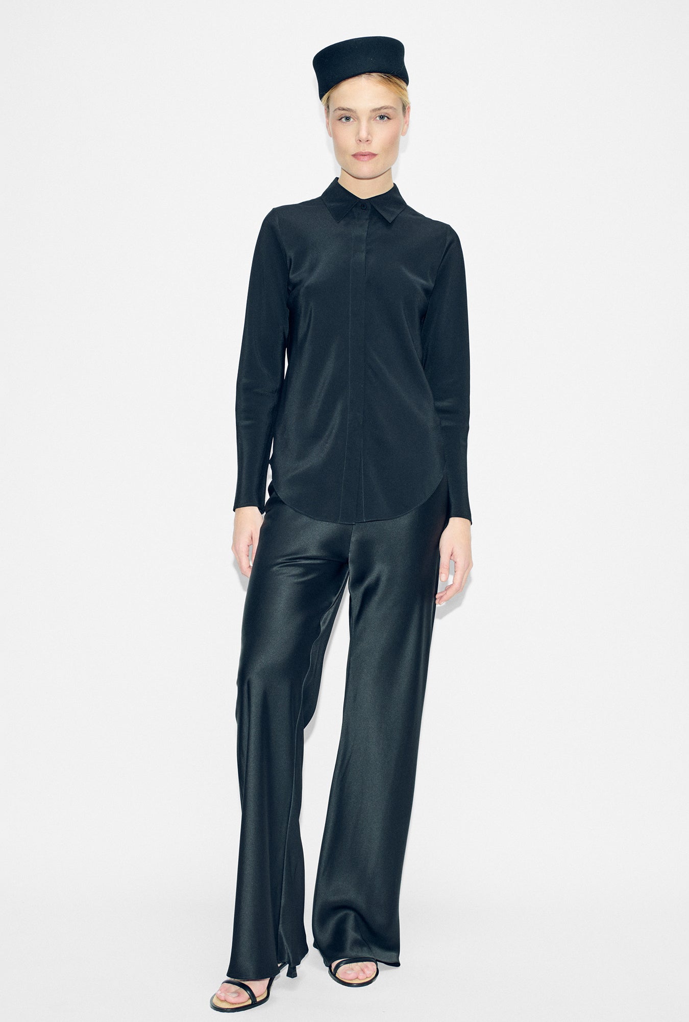 CDC Bias Cut Shirt Black