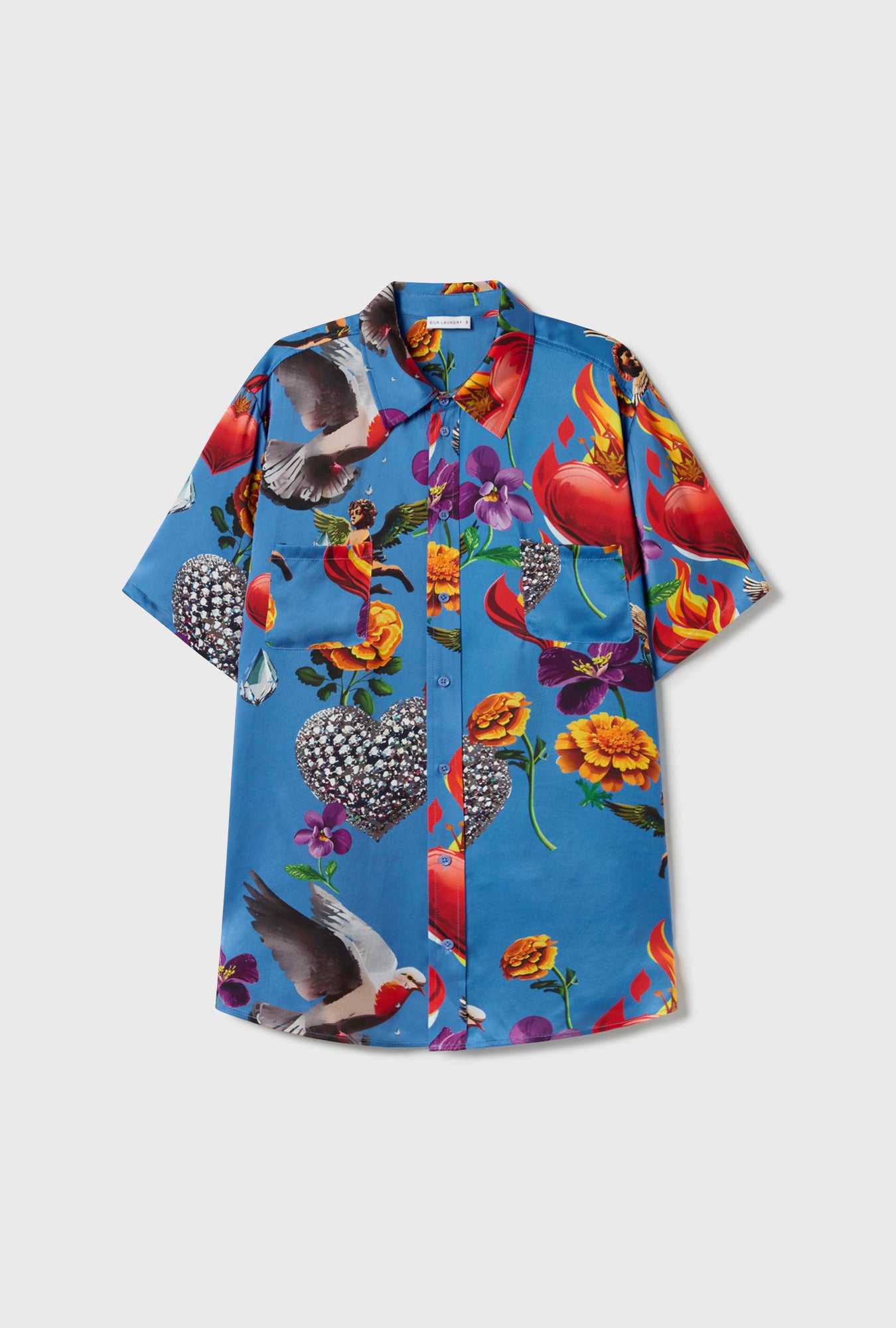 SHORT SLEEVE BOYFRIEND SHIRT DEARLY BELOVED MIRAGE