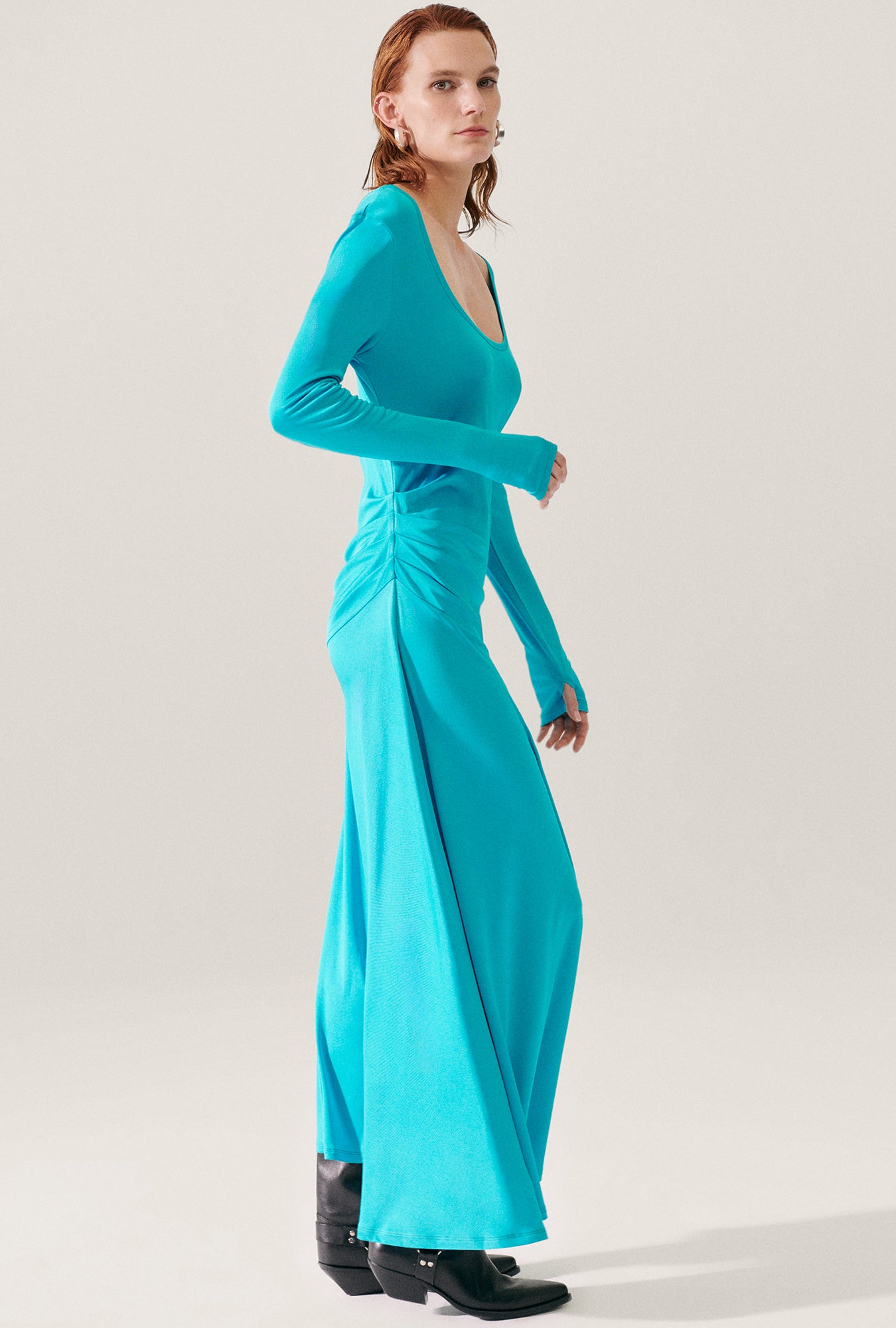 Jersey Long Sleeve Dress Oxygen