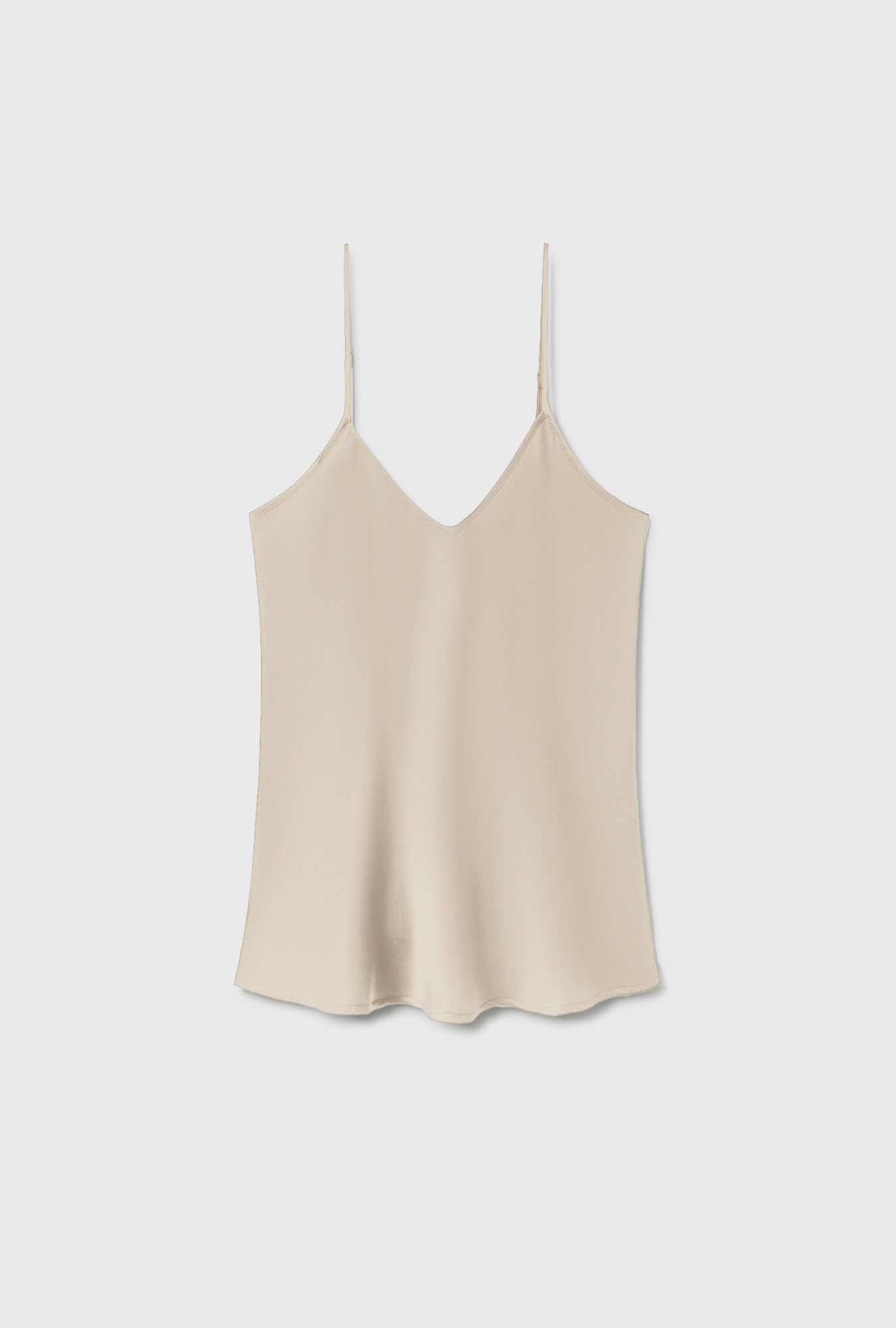 Bias Cut Cami Hazelnut