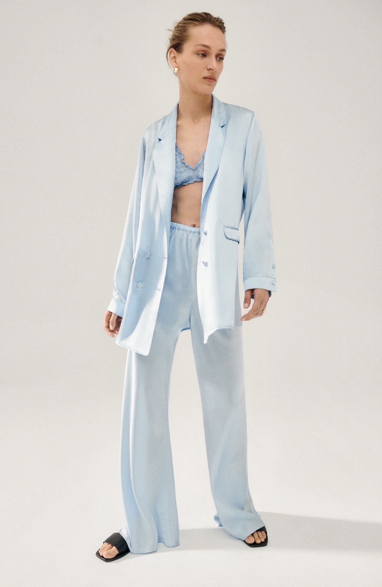 Relaxed Blazer Sky