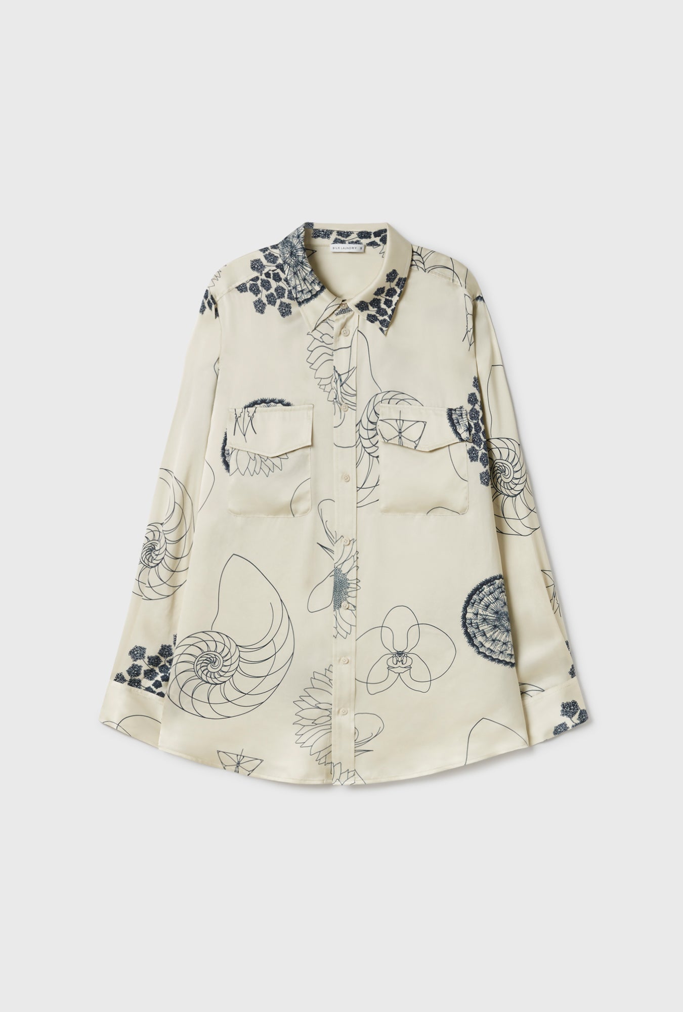 Boyfriend Shirt Fibonacci Off-White