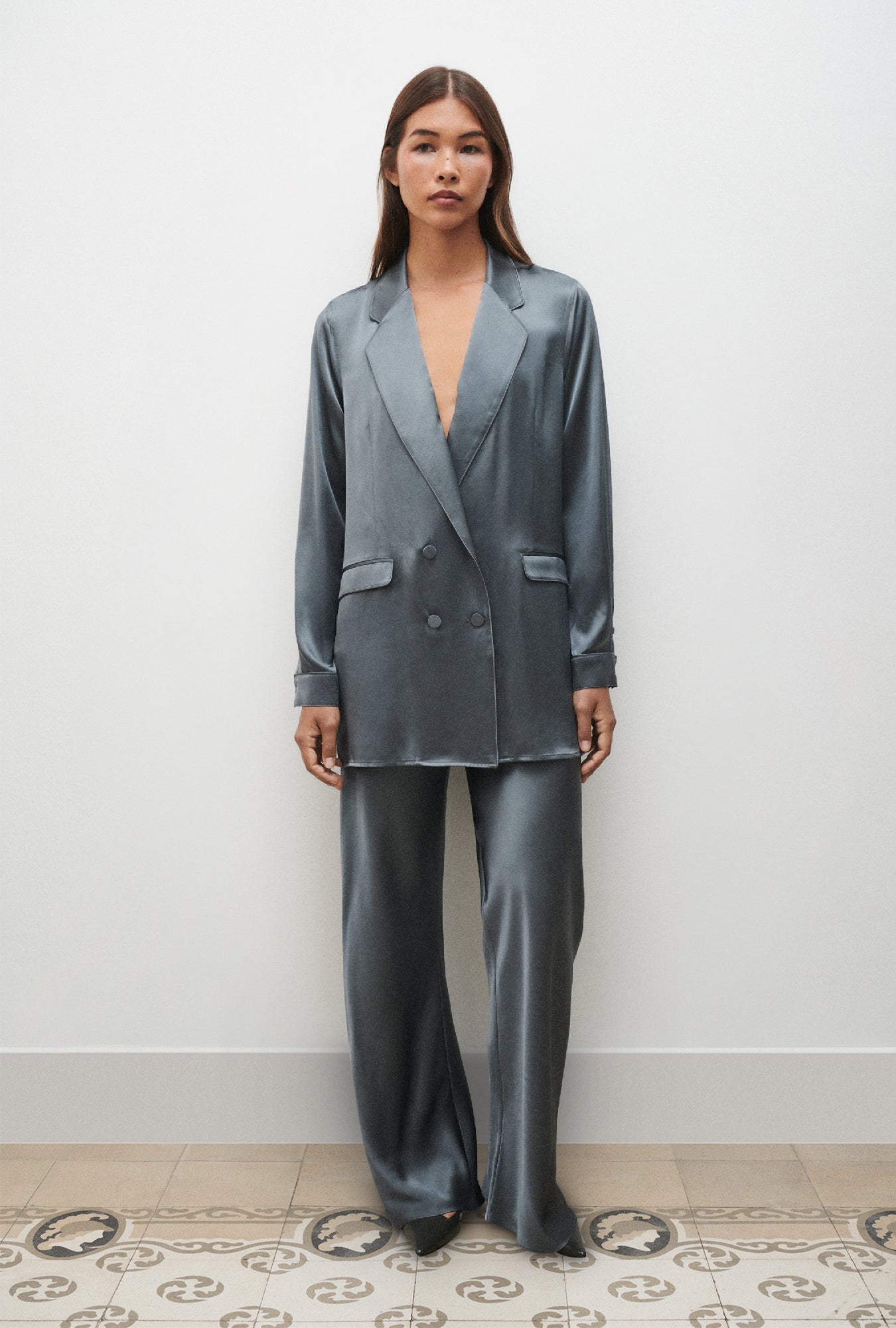 Relaxed Blazer Slate