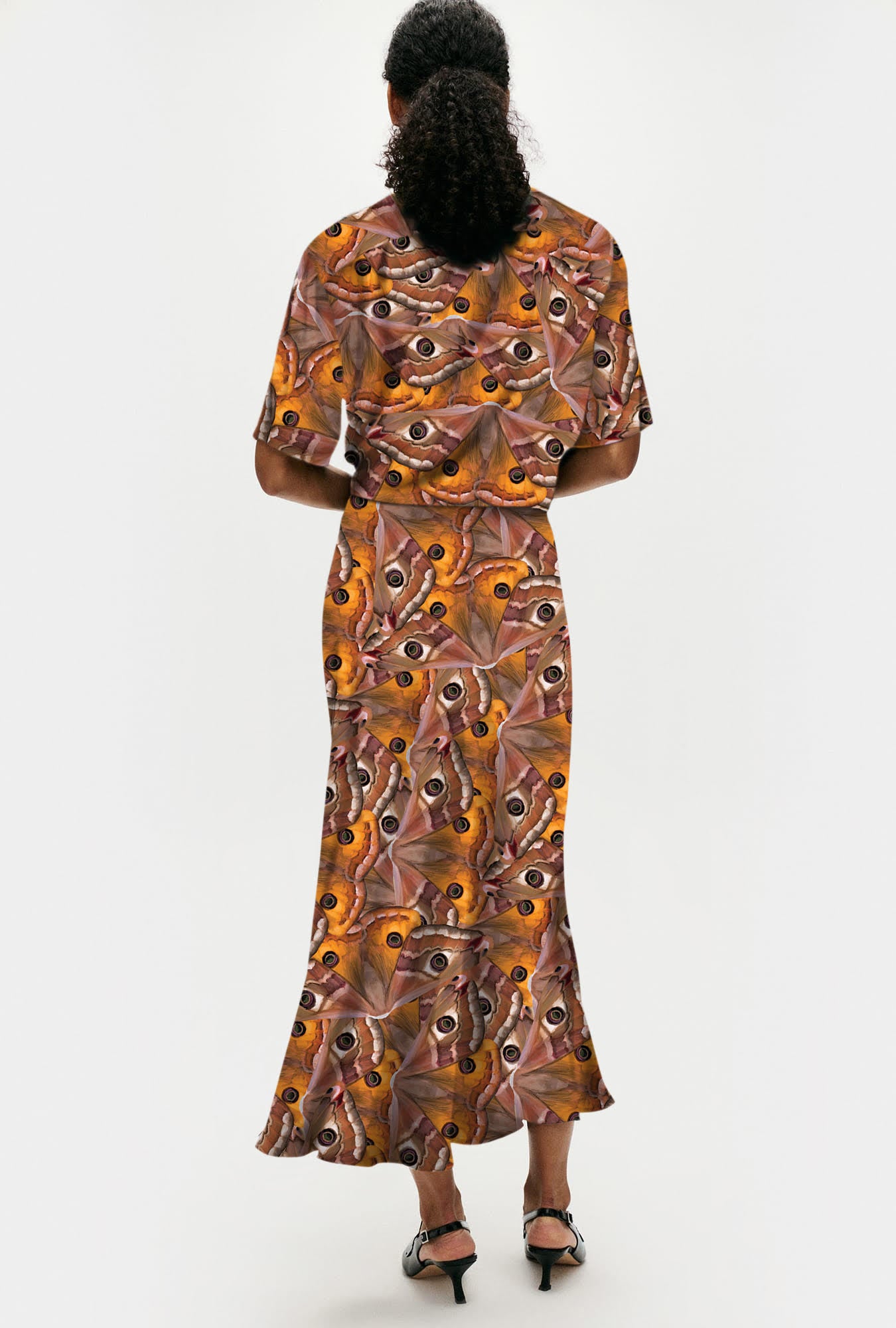 Long Bias Cut Skirt Wingspan