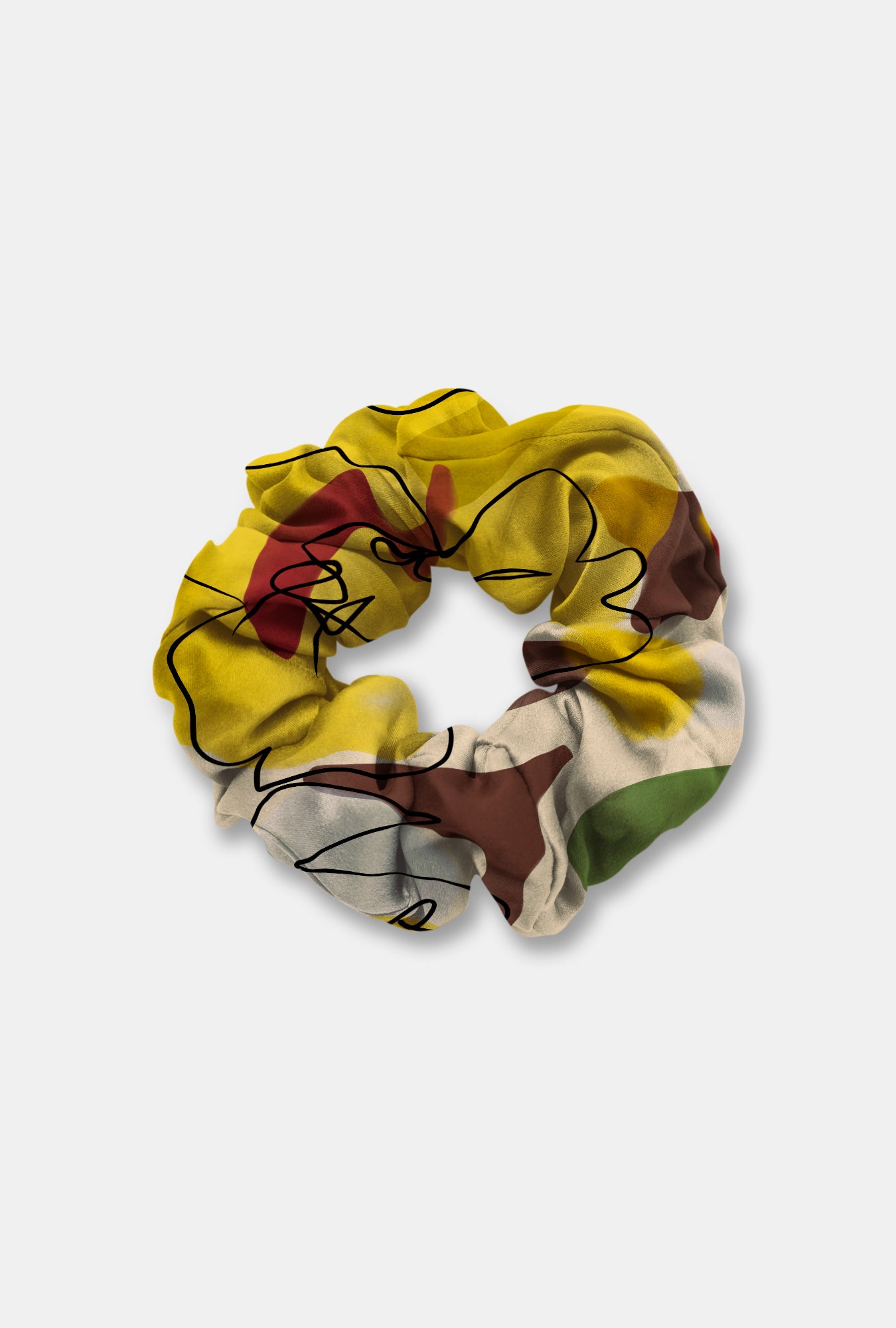 Secret Scrunchie Sunflower Floral