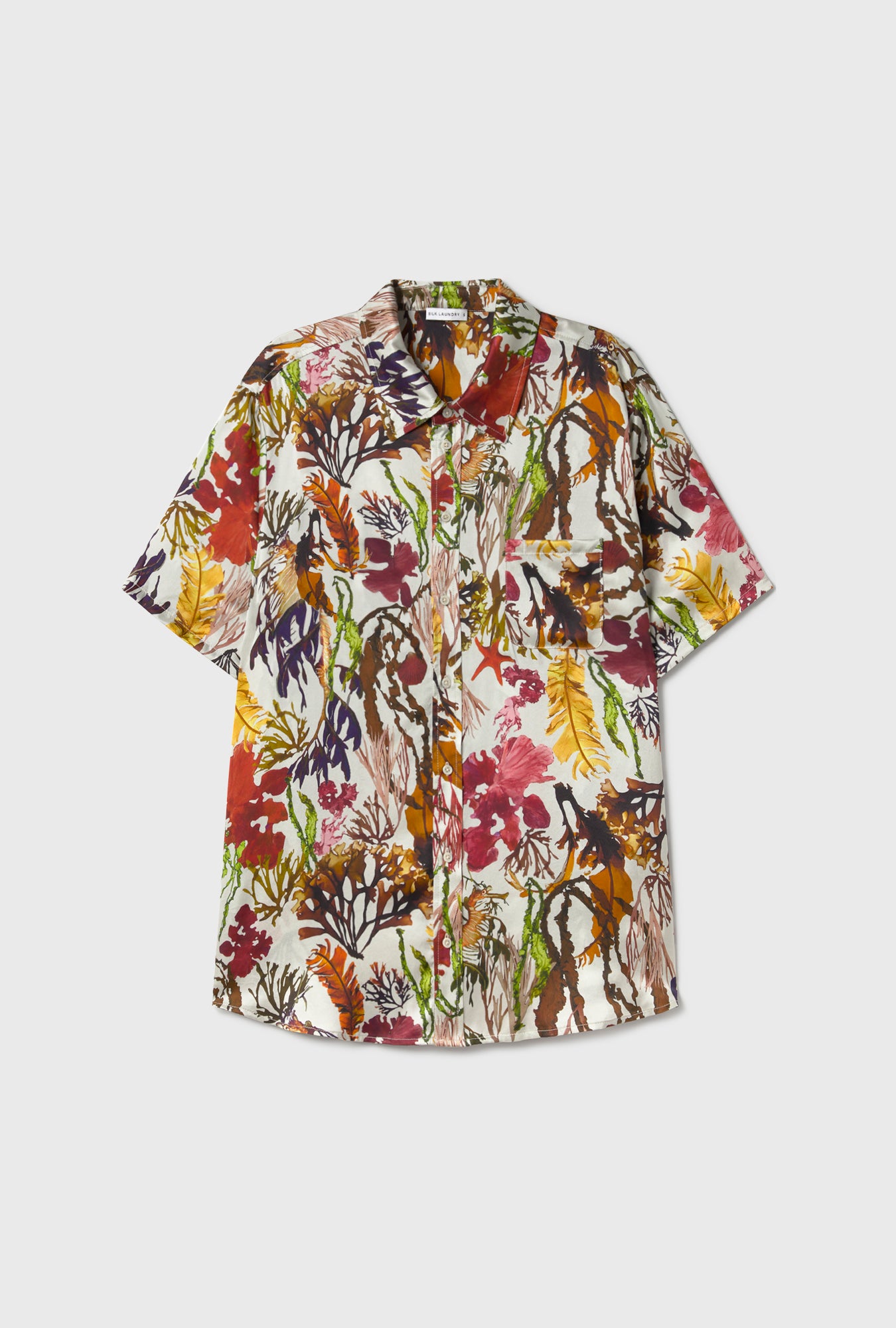 Short Sleeve Boyfriend Shirt Planktonic