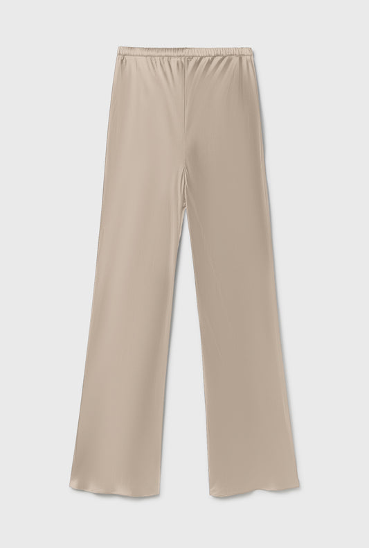Bias Cut Pants Hazelnut