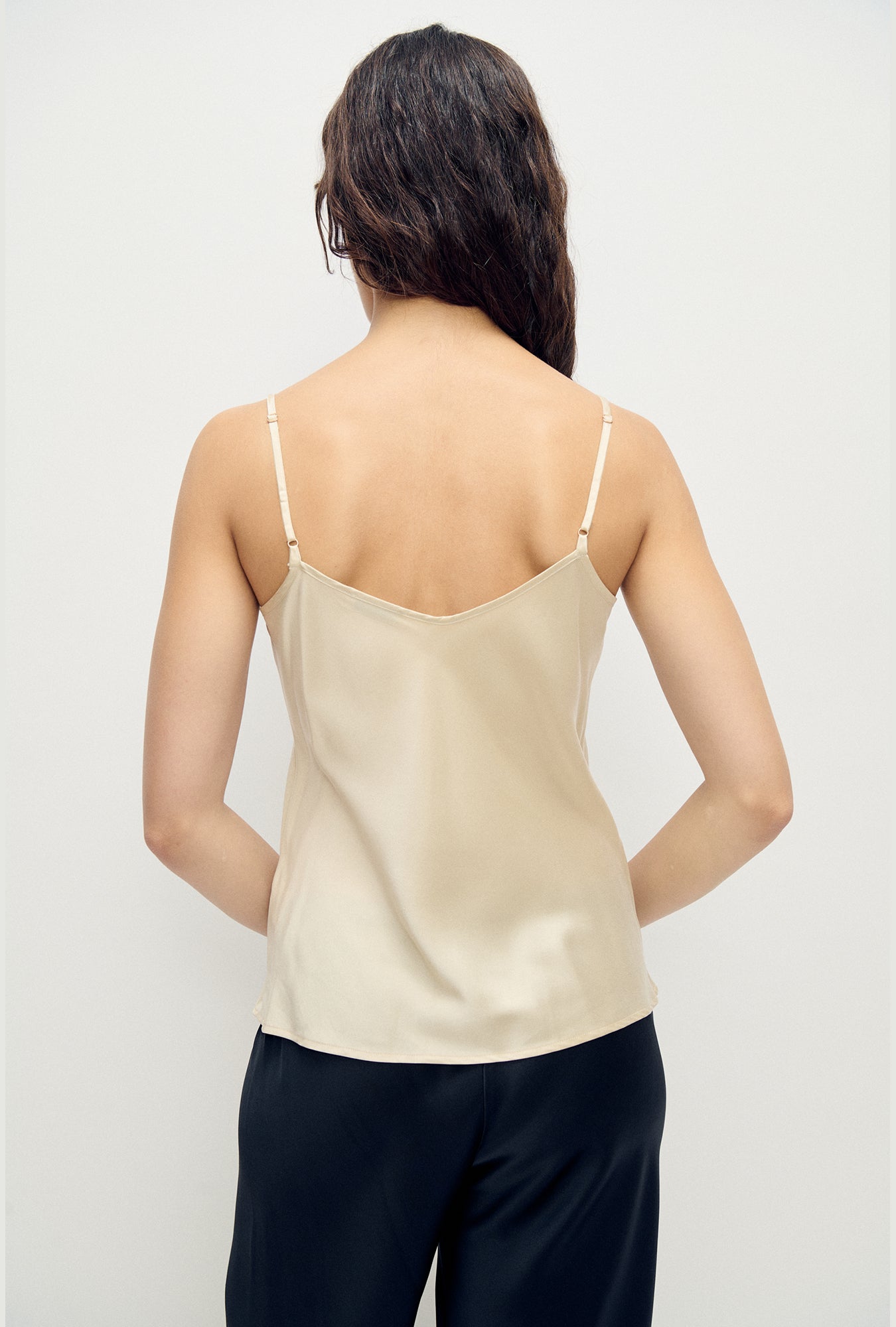 Bias Cut Cami Hazelnut