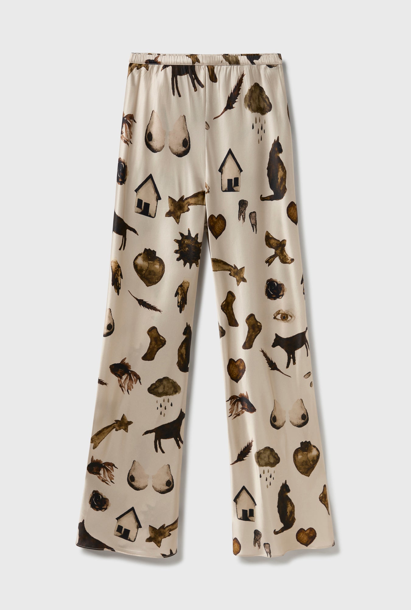 Bias Cut Pants Miracles Hazelnut