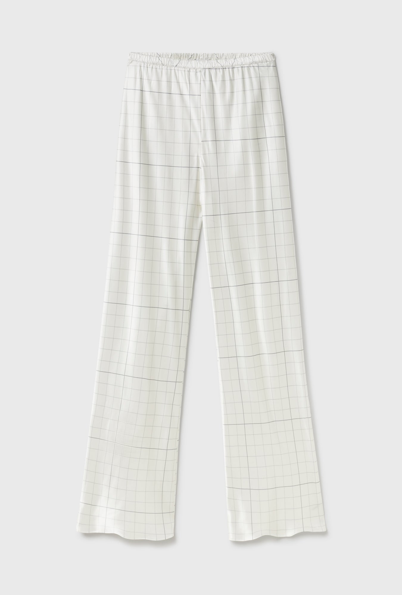 Bias Cut Pants Grid