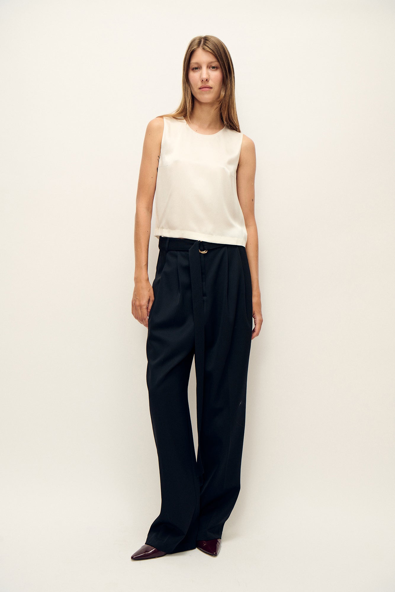 Elena Top White