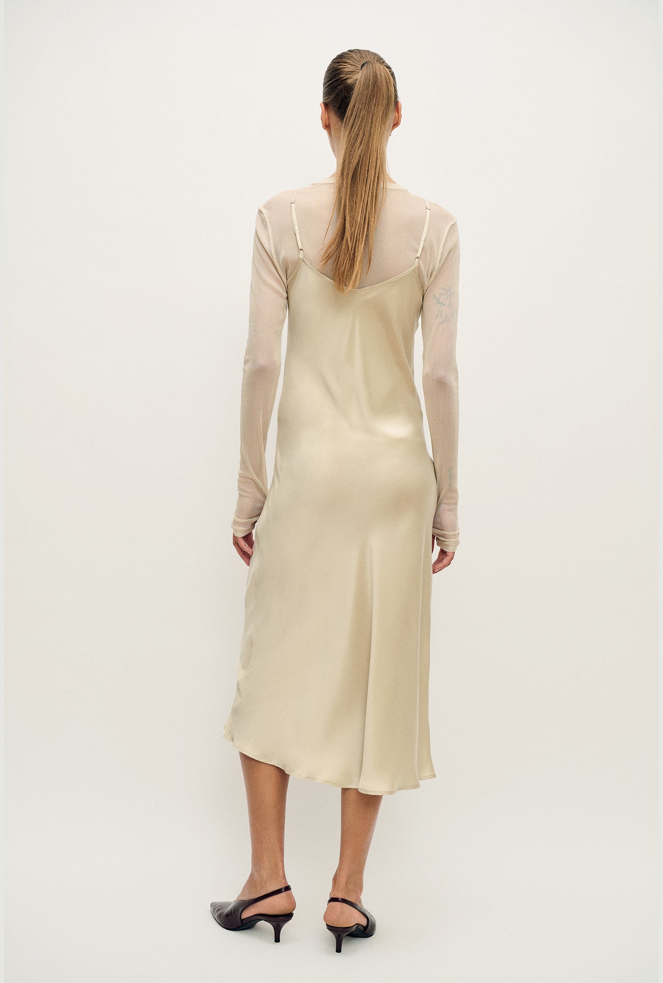 90S Slip Dress Hazelnut