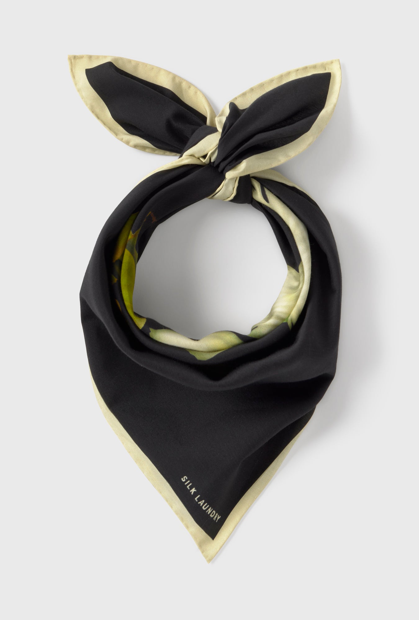 Cotton Silk Scarf Egret