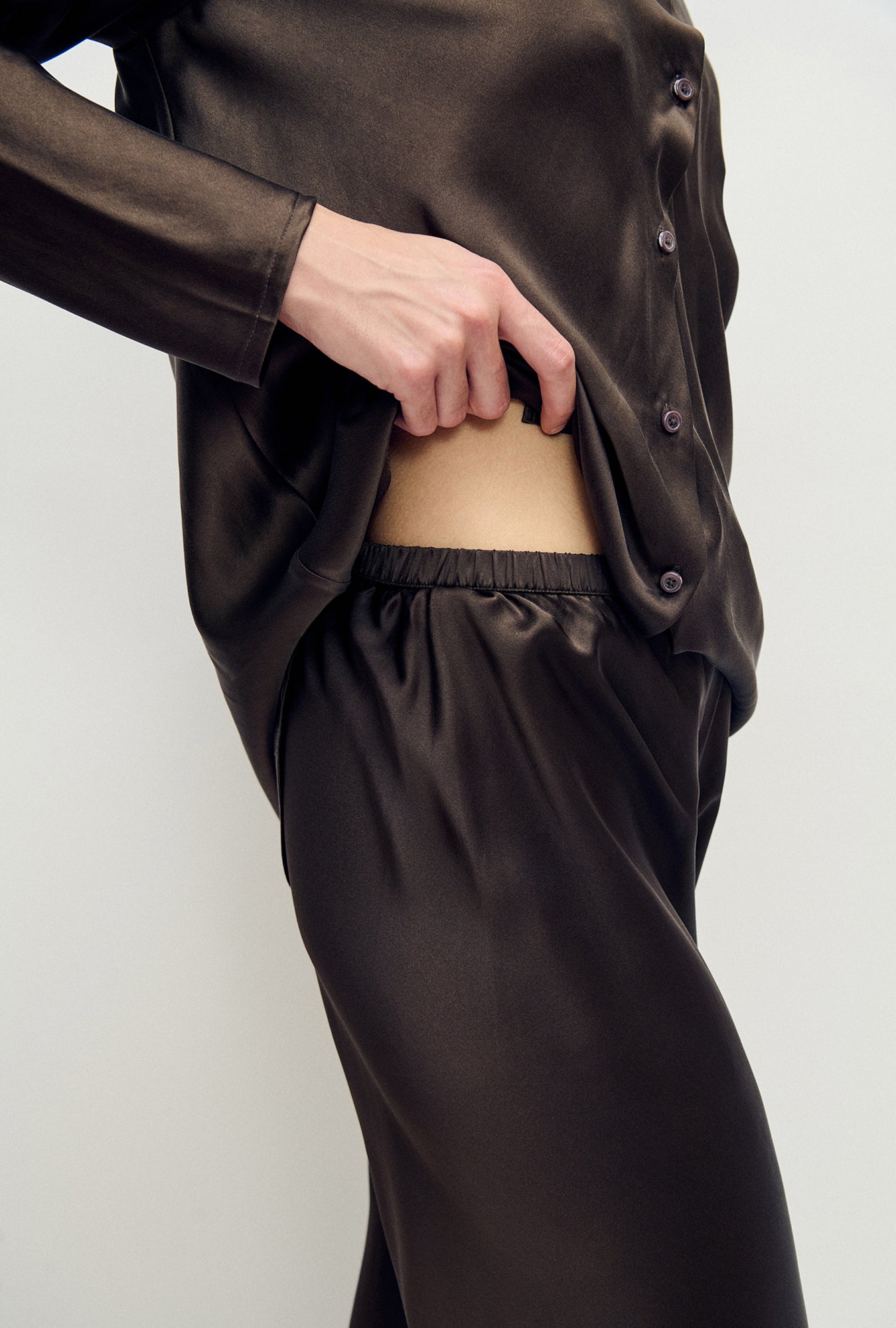 Bias Cut Pants Mantis