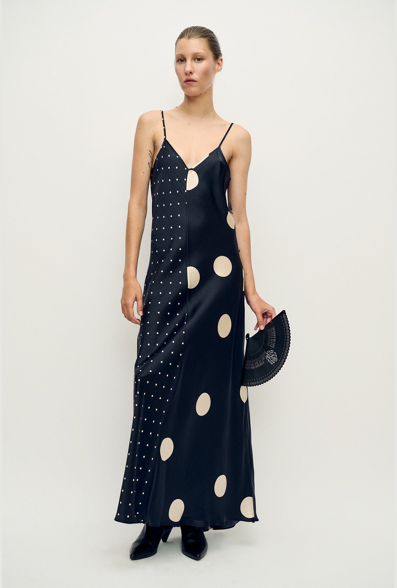 Two-Tone Dress Polka Mix
