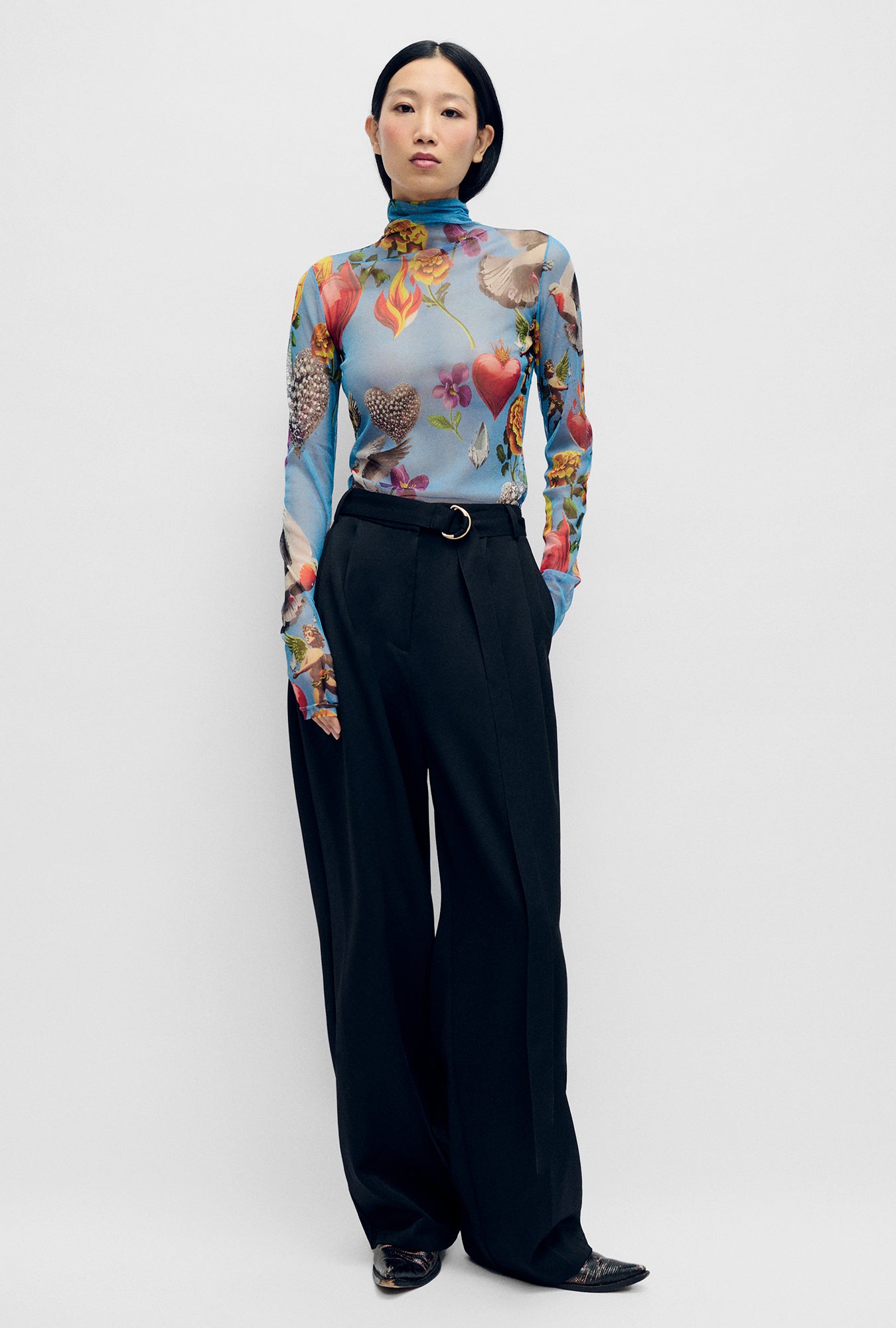 Mesh Turtleneck Dearly Beloved Mirage