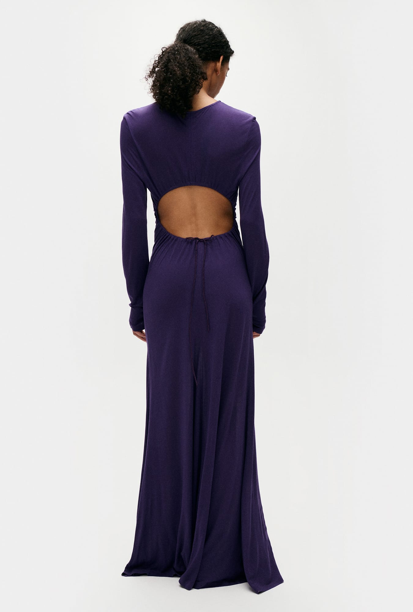 Jersey Modal Cutaway Dress Nightshade