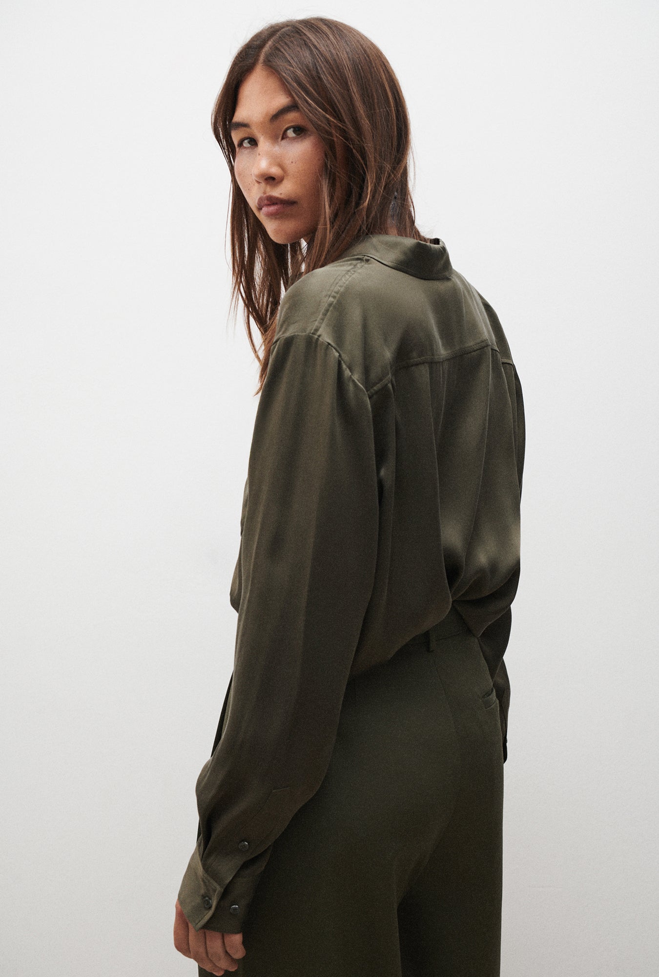 Boyfriend Shirt Pine