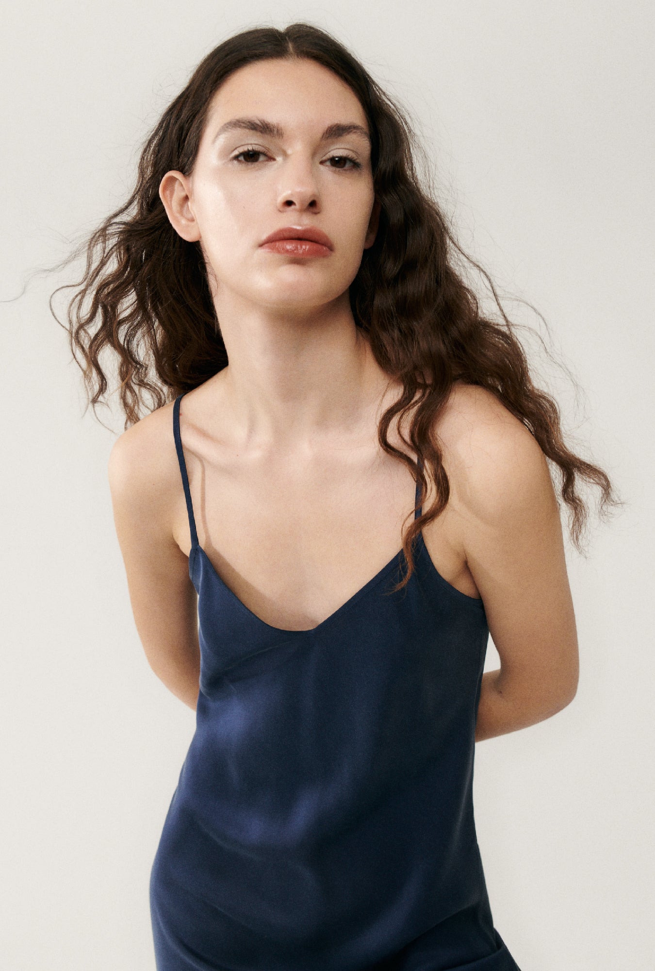 90s Slip Dress Midnight