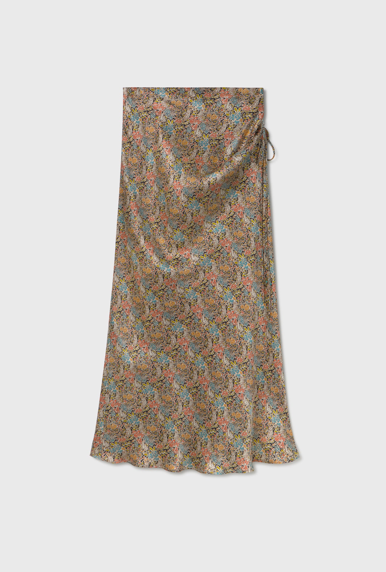 Long Bias Cut Skirt Sugar Floral