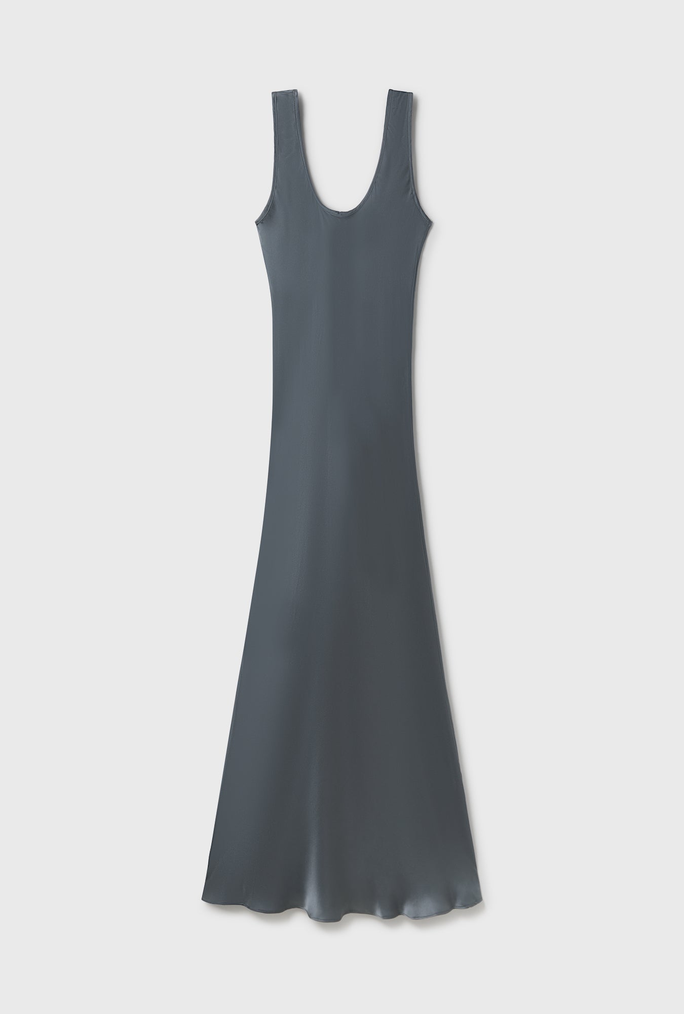 Scoop Neck Dress Slate