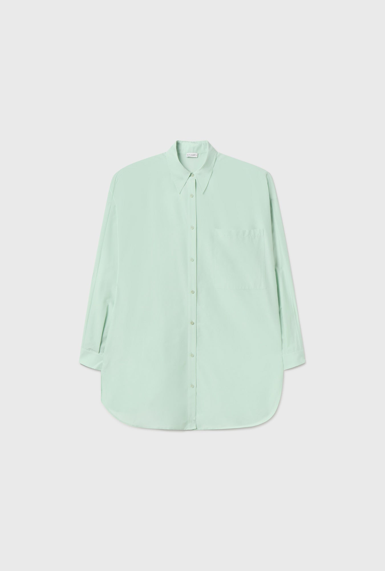 Cotton Silk Round Shirt Dew