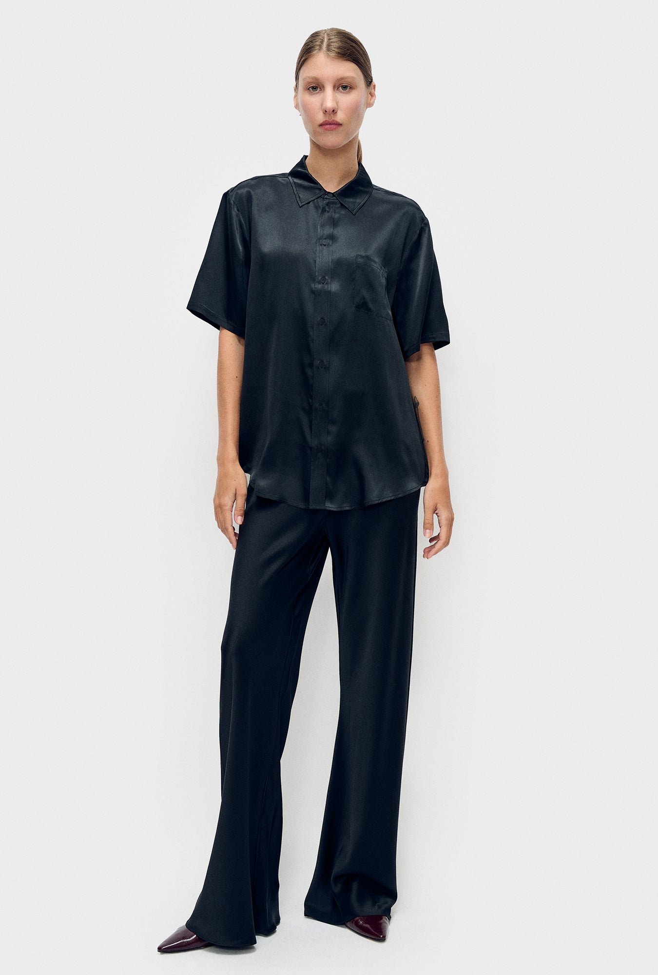 Short Sleeve Boyfriend Shirt Year of The Horse