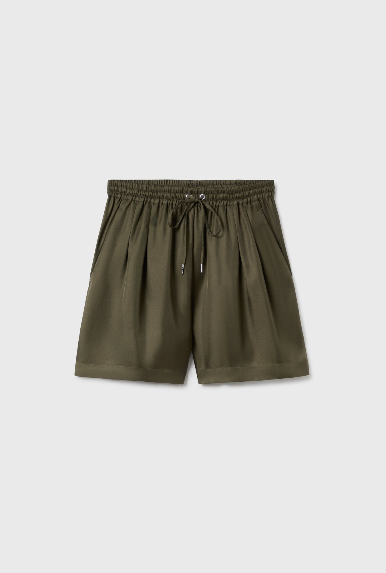 Twill Slouch Shorts Pine