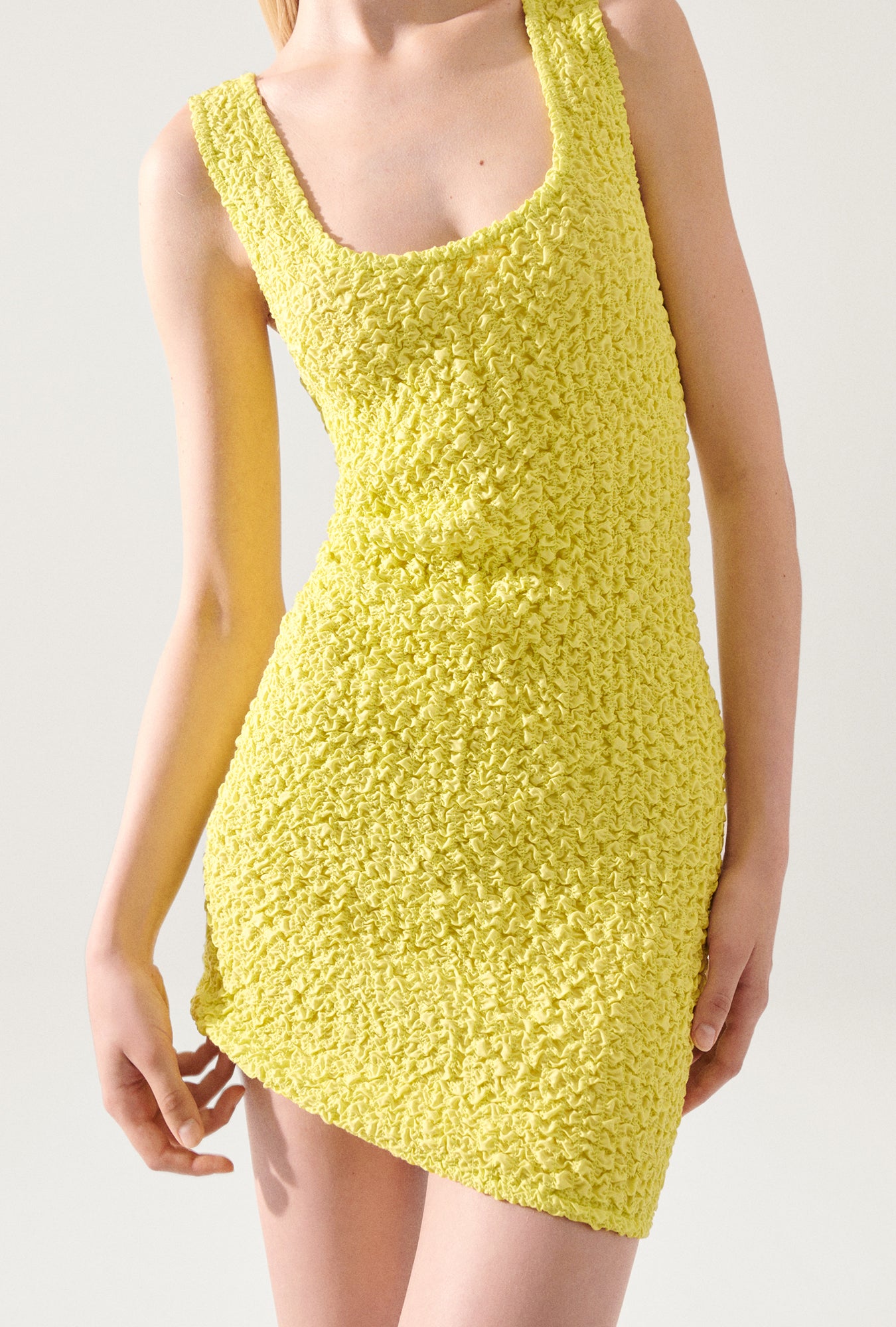 Popcorn Mini Dress Absinthe
