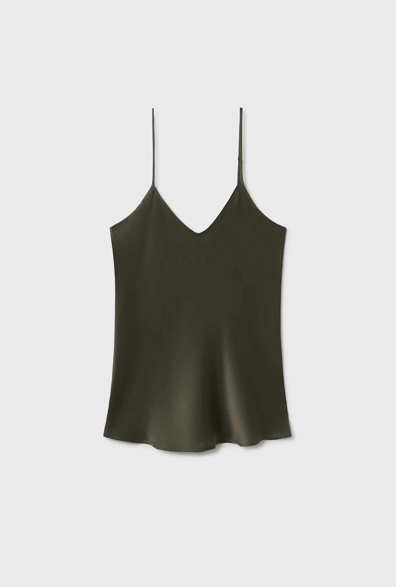 Bias Cut Cami Pine