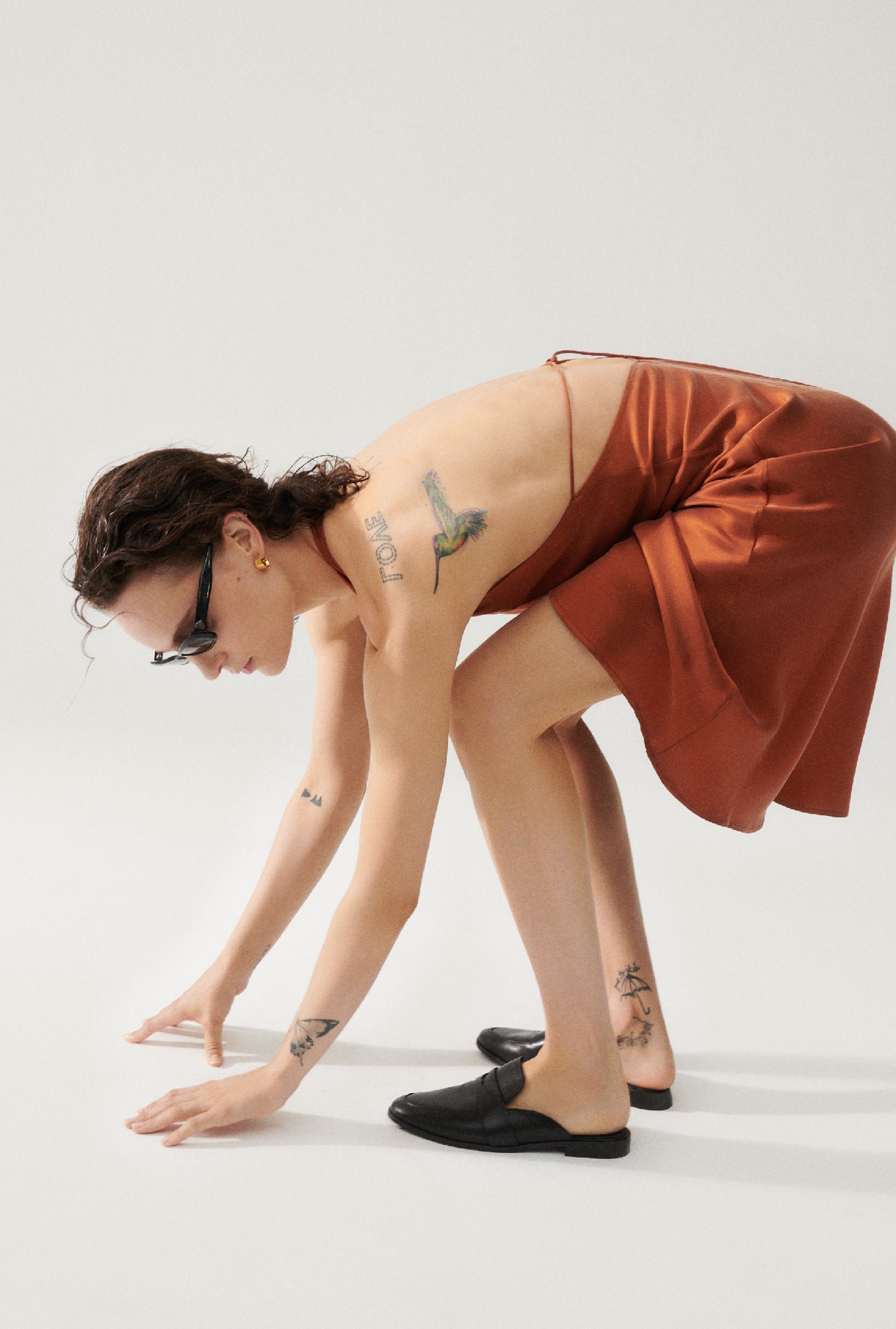 Halter Dress Umber