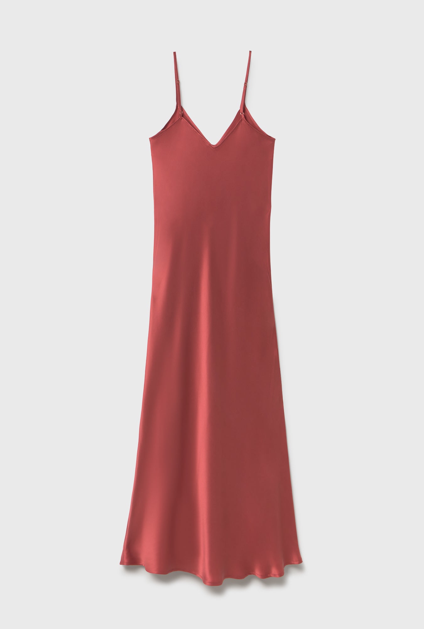 90s Slip Dress Blush Red