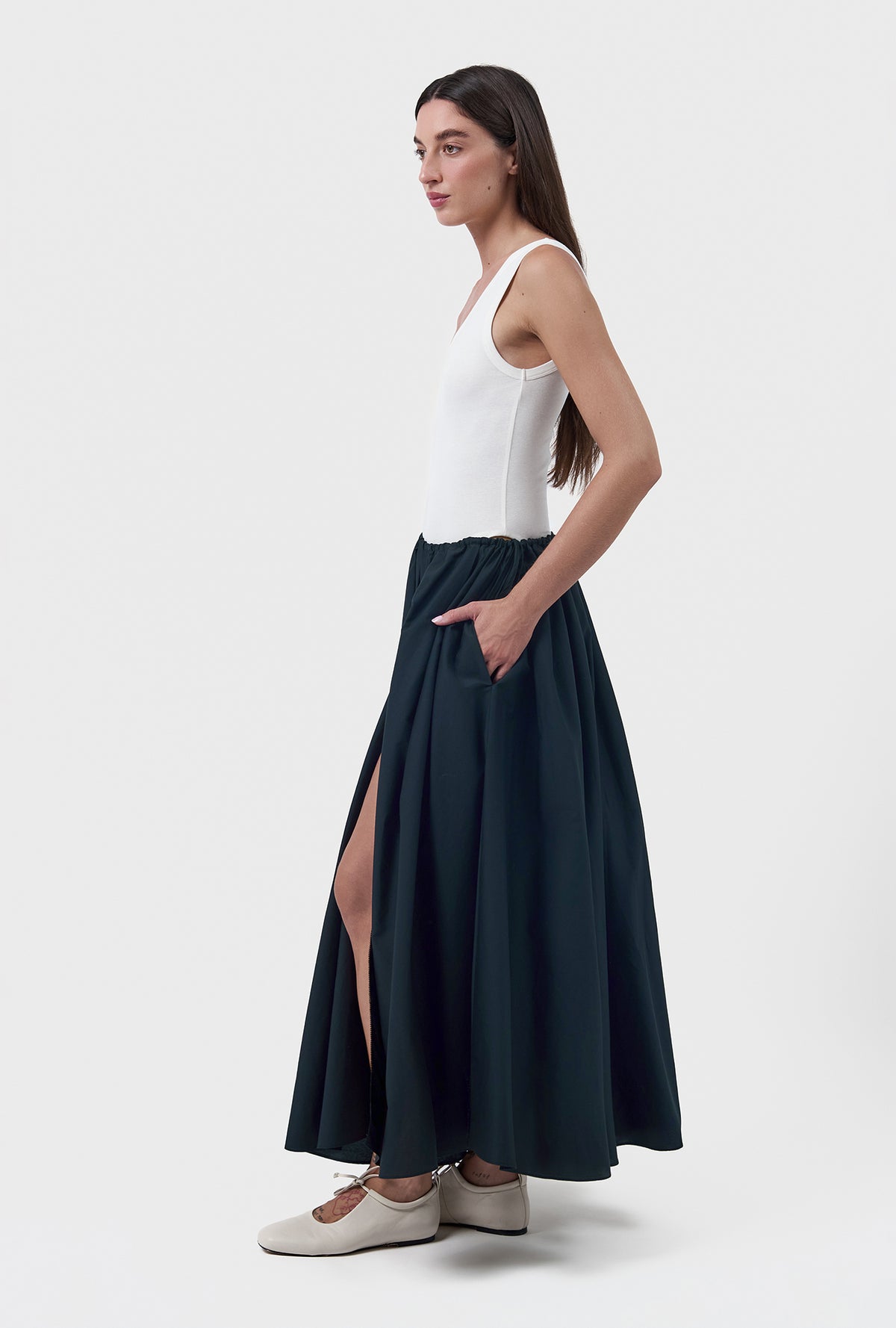Daisy Skirt Black